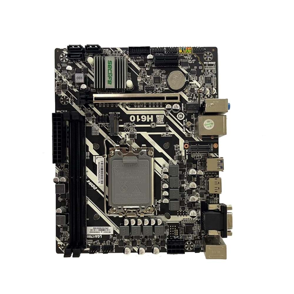 SECLIFE H610DA DDR4 MATX 1700PIN HDMI VGA