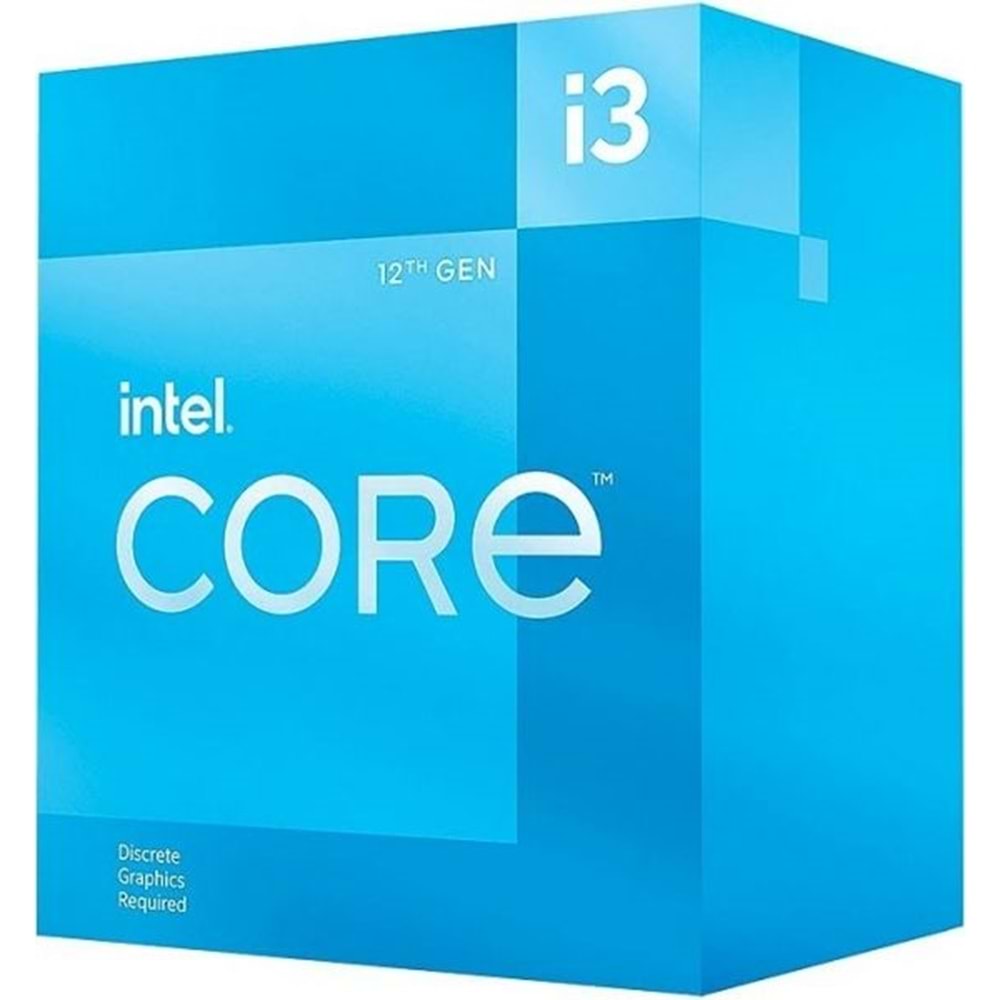 Intel i3-12100F 3,3GHz 1700P 12Mb Box (58W) VgaYok