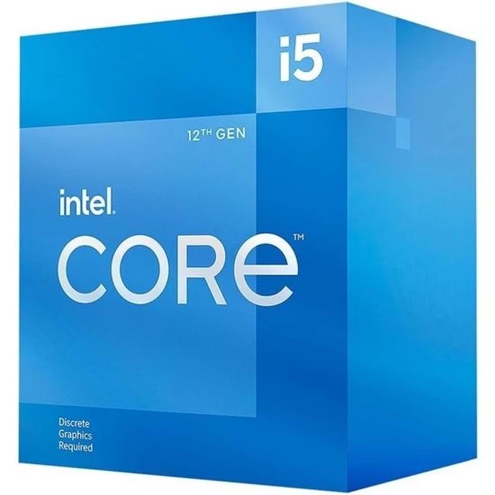 Intel i5-12400F 2,5GHz 1700P 18MB Box 65W Vga Yok. FAN VAR