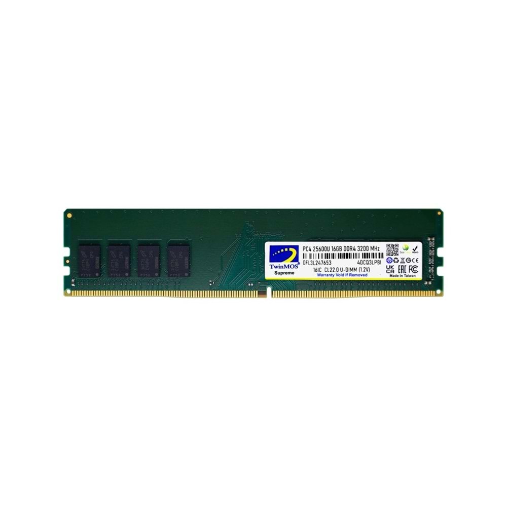 Twinmos 16Gb Ddr4 3200Mhz Pc Ram MDD416GB3200D