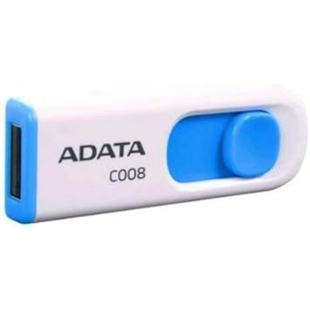 ADATA C008/32GB 32GB USB2.0 BEYAZ MAVİ