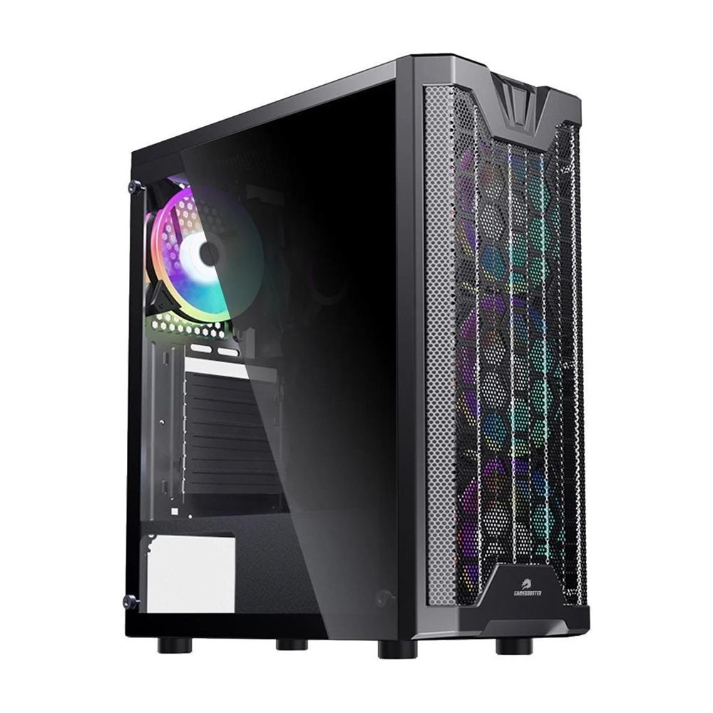 GAMEBOOSTER GB-G3601B 4-RGB Fanlı Gaming Mid-Tower PC Kasası