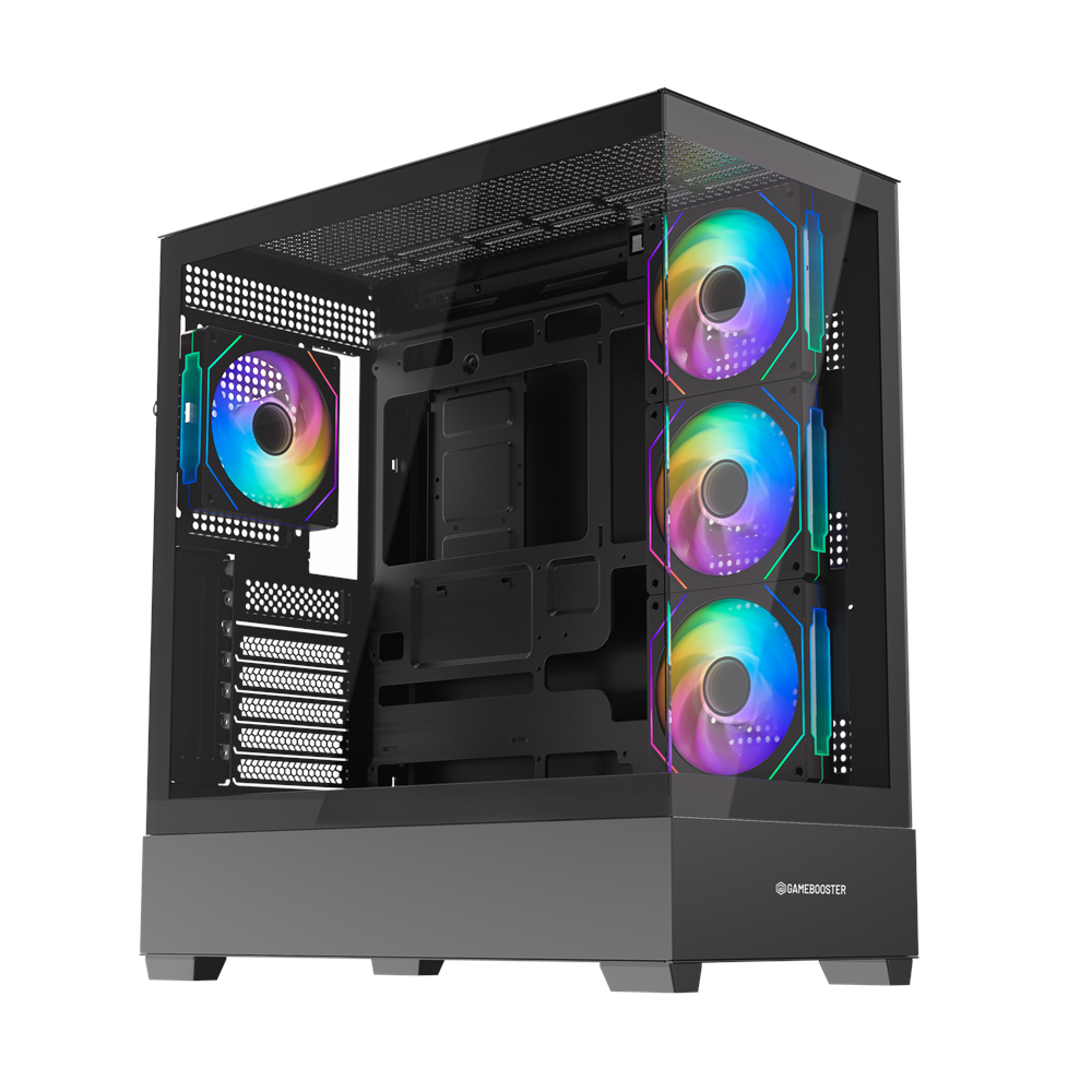 GAMEBOOSTER 750W 80+ BRONZE NYVRA PRIME JBST-GBJML01 4-ARGB Fanlı Gaming EATX PC Kasası