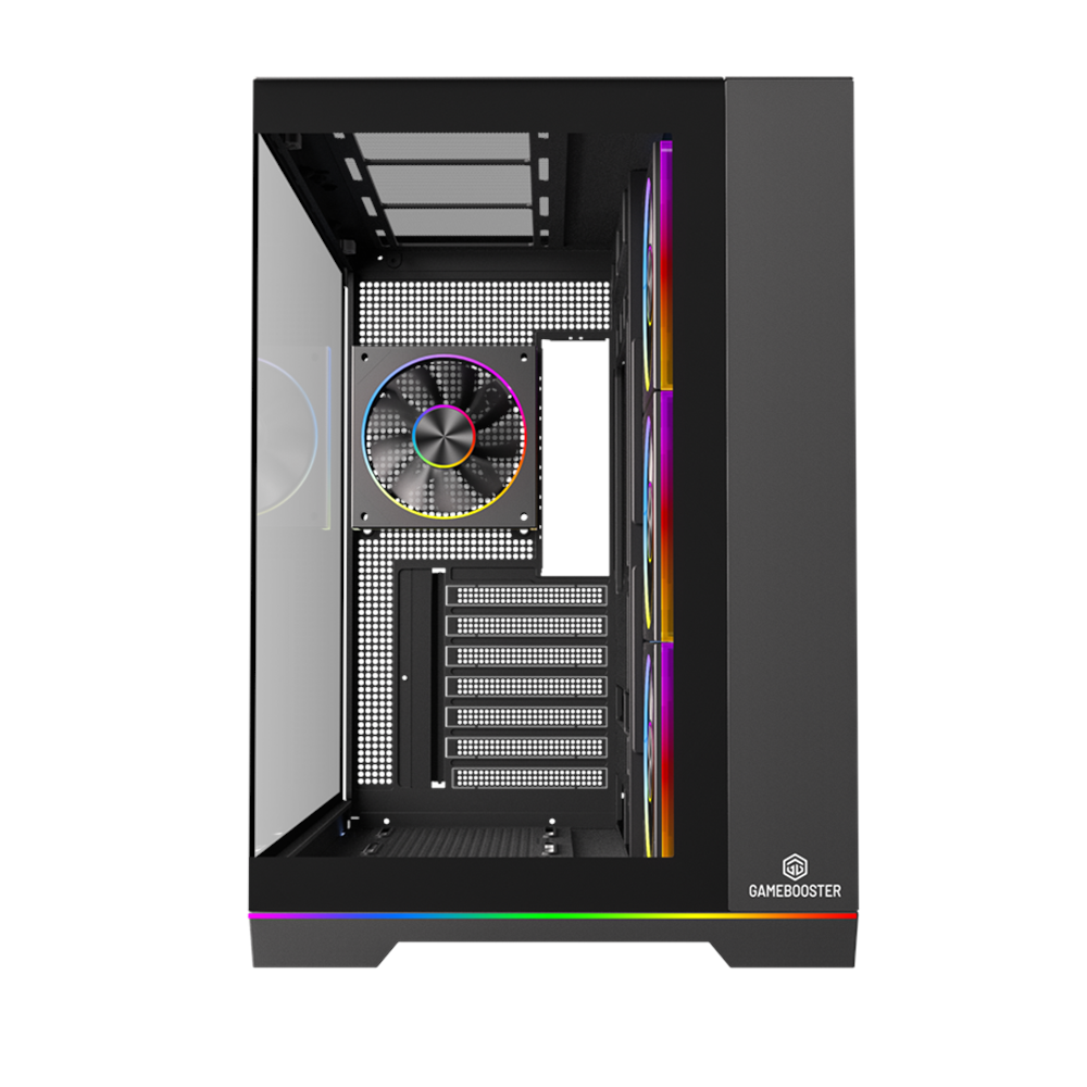 GAMEBOOSTER 850W 80+ BRONZE NYVRA SYNC JBST-GBJML08 4-ARGB Fanlı Gaming Mid-Tower PC Kasası