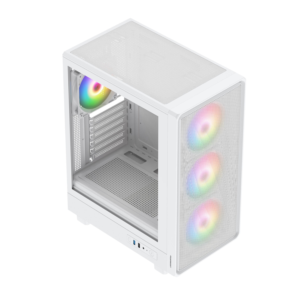 POWERBOOST 650W 80+ BRONZE PB-A5065W-650w 4-ARGB Fanlı Gaming Mid-Tower PC Kasası