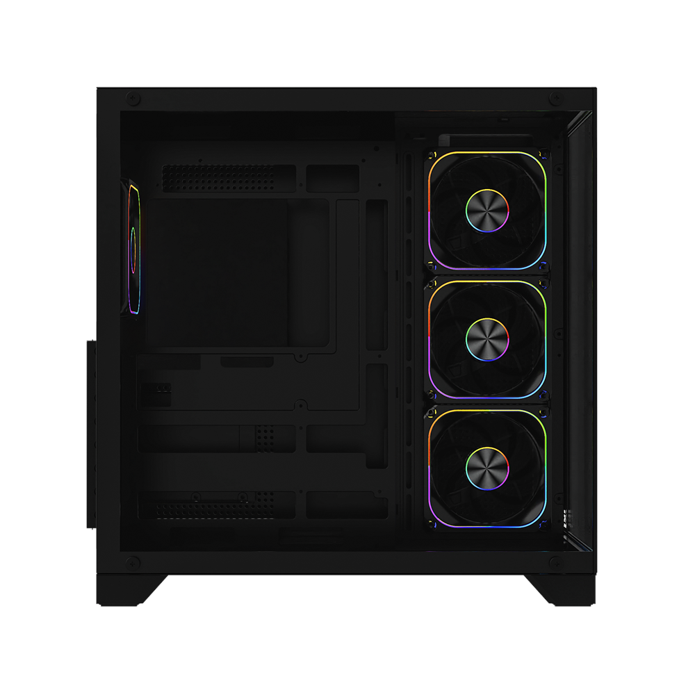 POWERBOOST 750W 80+ BRONZE PB-C9025B 4-ARGB Fanlı Gaming Mid-Tower PC Kasası