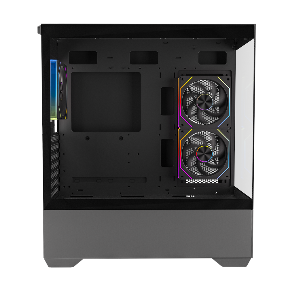 POWERBOOST 750W 80+ BRONZE PB-J9031B 3-ARGB Fanlı Gaming Mid-Tower PC Kasası