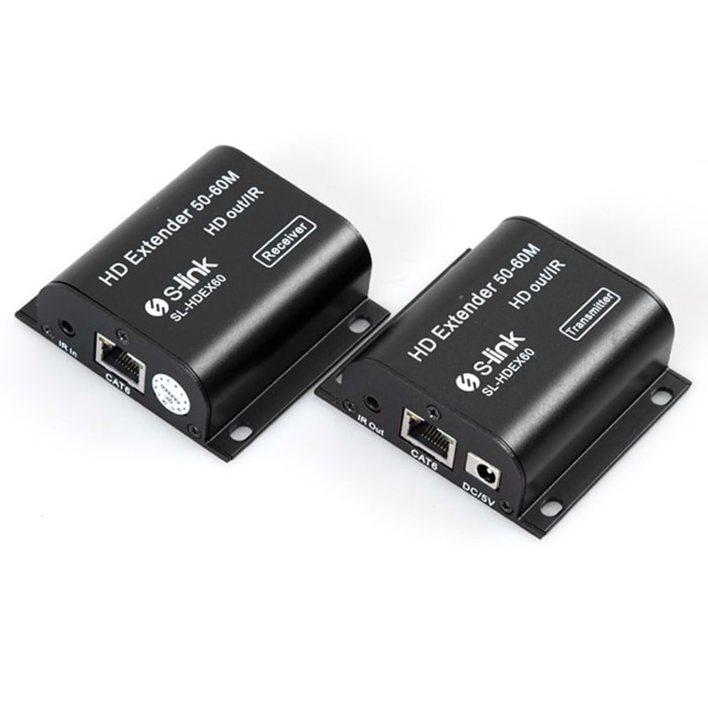 S-LINK HDMI CAT6+RS232 60,0m UZATICI (SL-HDEX60)