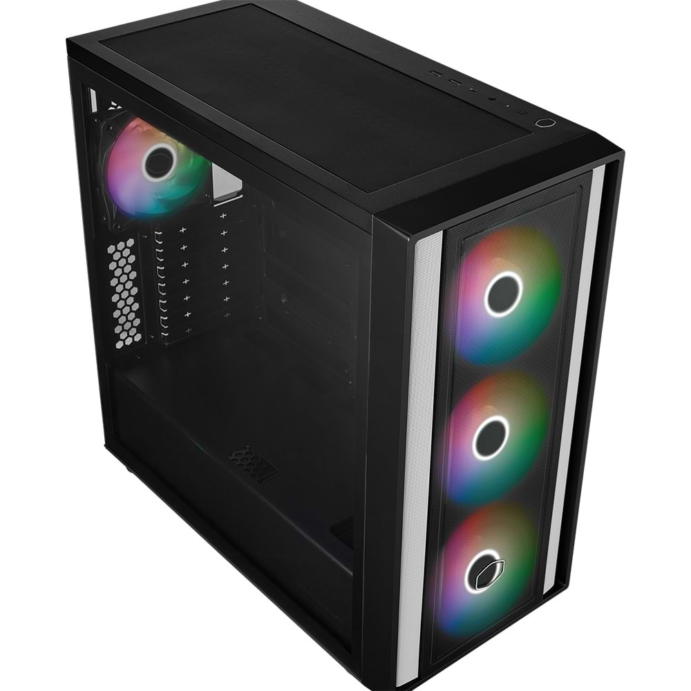COOLERMASTER MASTERBOX 600 TG MB600-KGNN-S00 3-14CM RGB Fanlı Gaming EATX PC Kasası