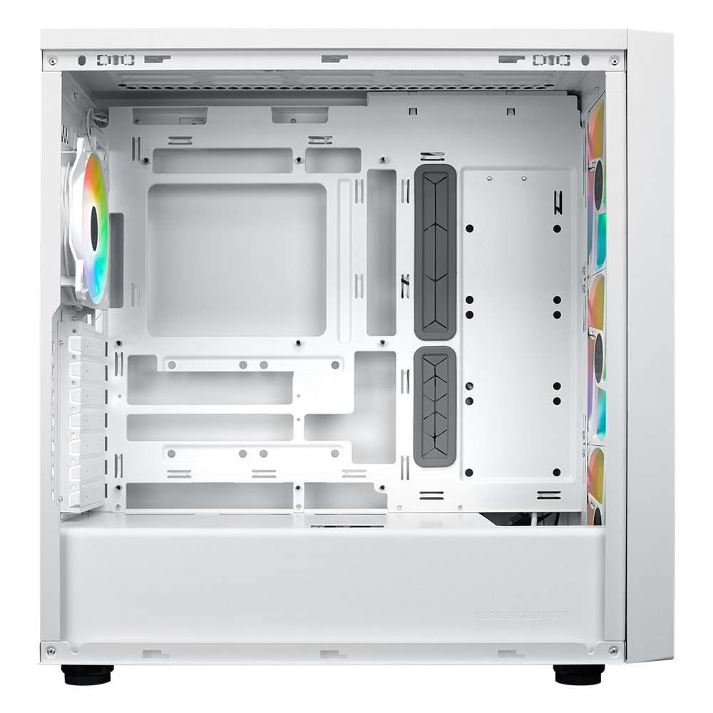 COOLERMASTER MasterBox 600 TG MB600-WGNN-S00 3-14CM ARGB Fanlı Gaming EATX PC Kasası Beyaz