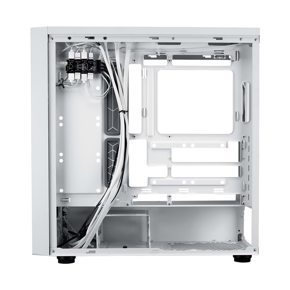 COOLERMASTER MasterBox 600 TG MB600-WGNN-S00 3-14CM ARGB Fanlı Gaming EATX PC Kasası Beyaz