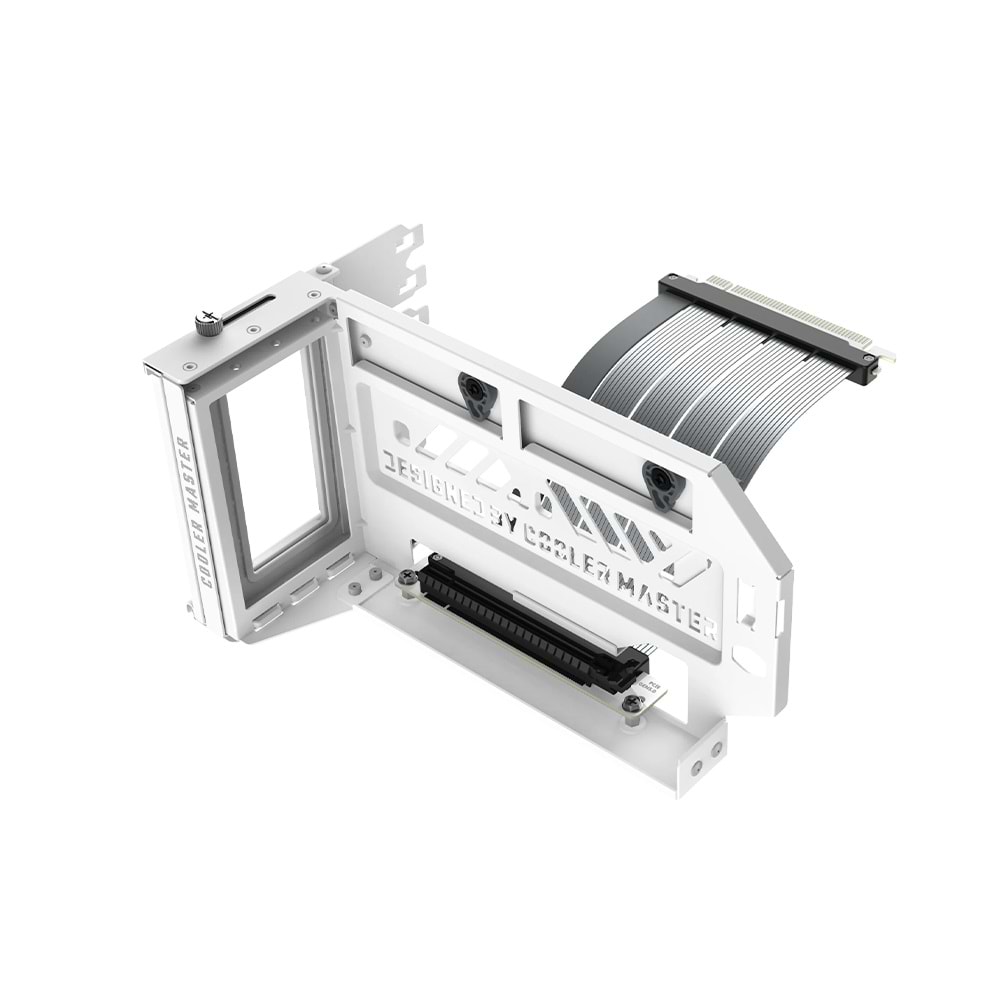 COOLERMASTER MCA-U000C-WFVK03 Evrensel Dikey Ekran Kartı Tutucu Kiti V3 Beyaz PCIE5.0 (165mm Riser Kablo)