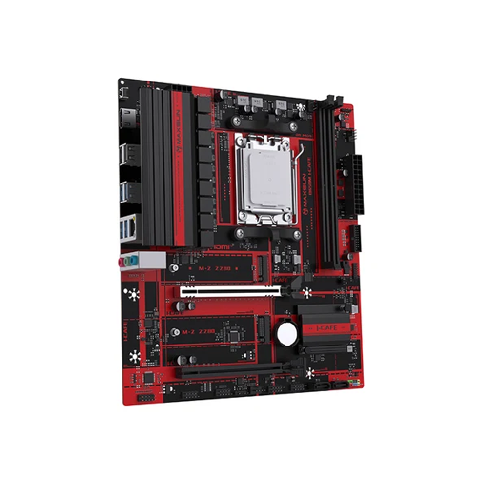 MAXUN B650M I-CAFE DDR5 HDMI PCIE 5.0 AM5 mATX