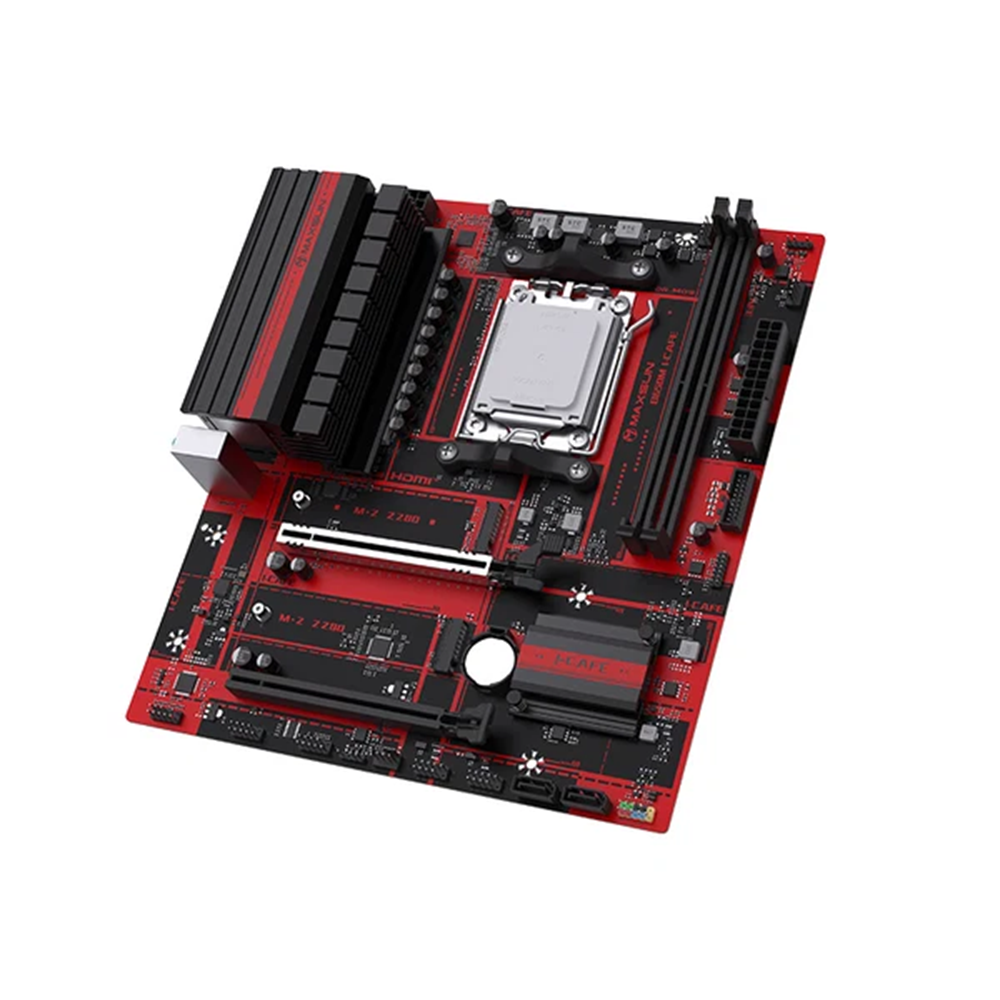 MAXUN B650M I-CAFE DDR5 HDMI PCIE 5.0 AM5 mATX