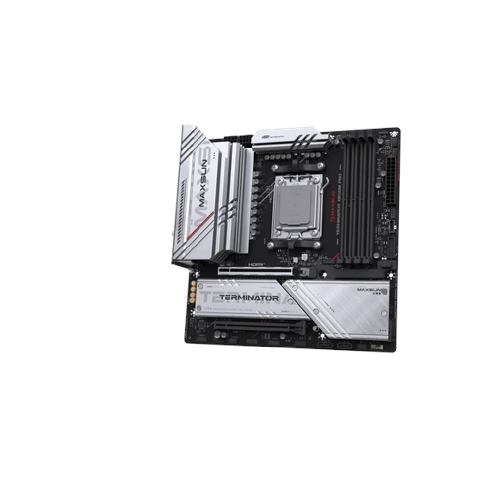 MAXUN TERMINATOR B850M PRO WIFI6E DDR5 HDMI-DP TYPEC PCIE 5.0 AM5 mATX