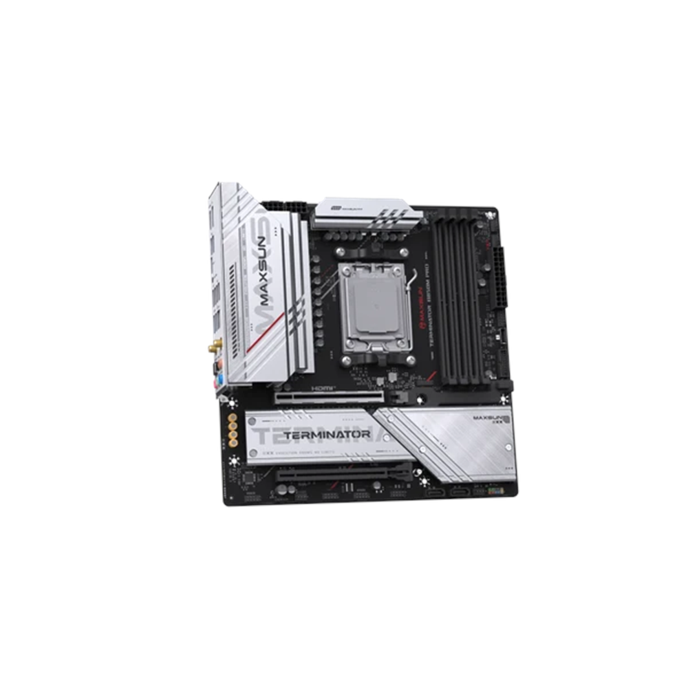MAXUN TERMINATOR B850M PRO WIFI6E DDR5 HDMI-DP TYPEC PCIE 5.0 AM5 mATX