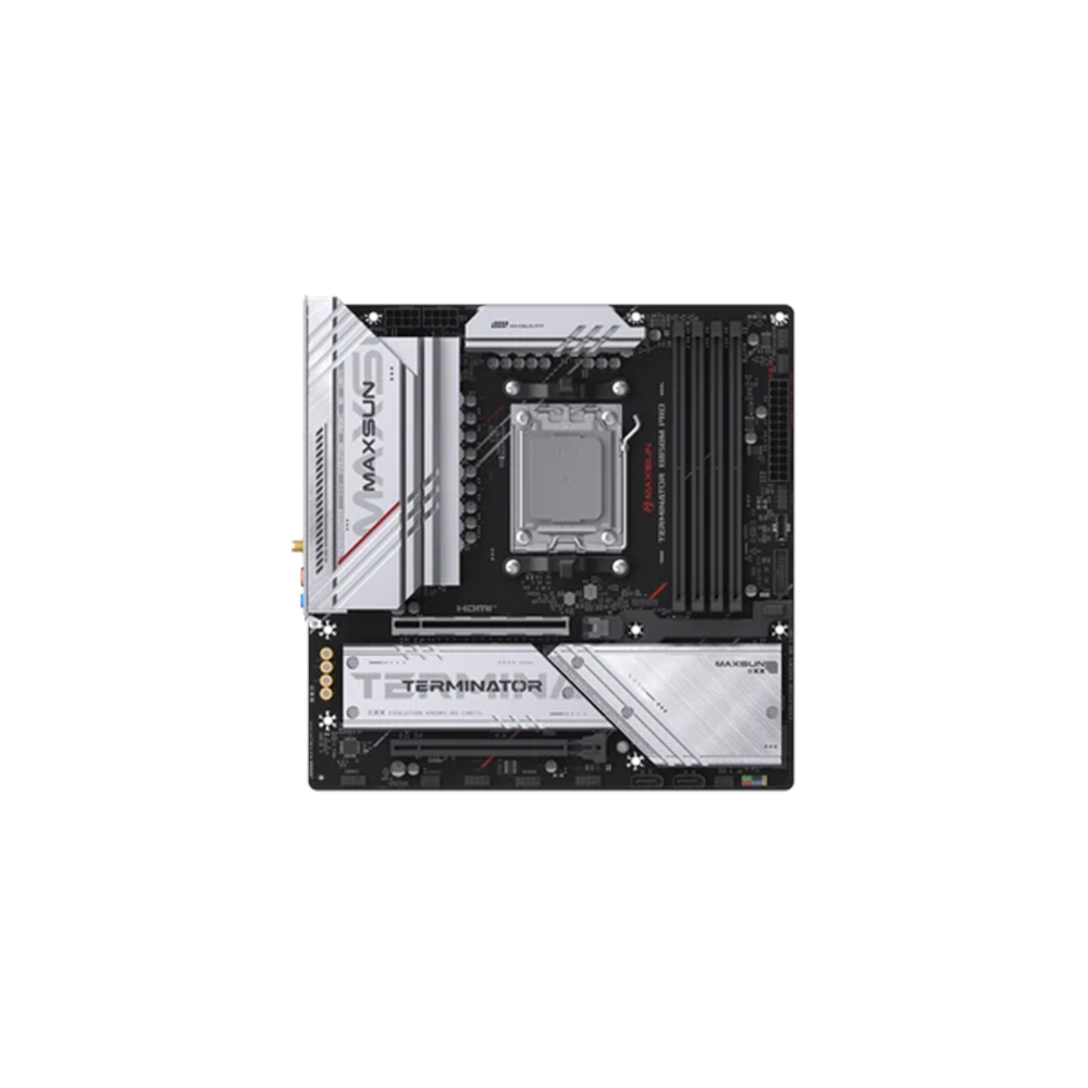 MAXUN TERMINATOR B850M PRO WIFI6E DDR5 HDMI-DP TYPEC PCIE 5.0 AM5 mATX