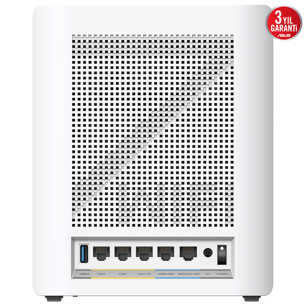 ASUS ZENWIFI7 BQ16 BE25000 Mesh Router Beyaz 2-li Paket