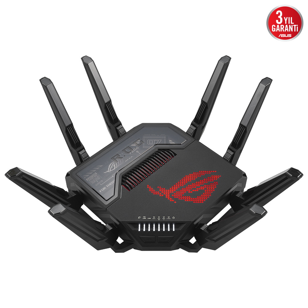 ASUS GT-BE98 WIFI7 BE25000 Üç Bant Gaming Router / 90IG08F0-MO9A0V 
