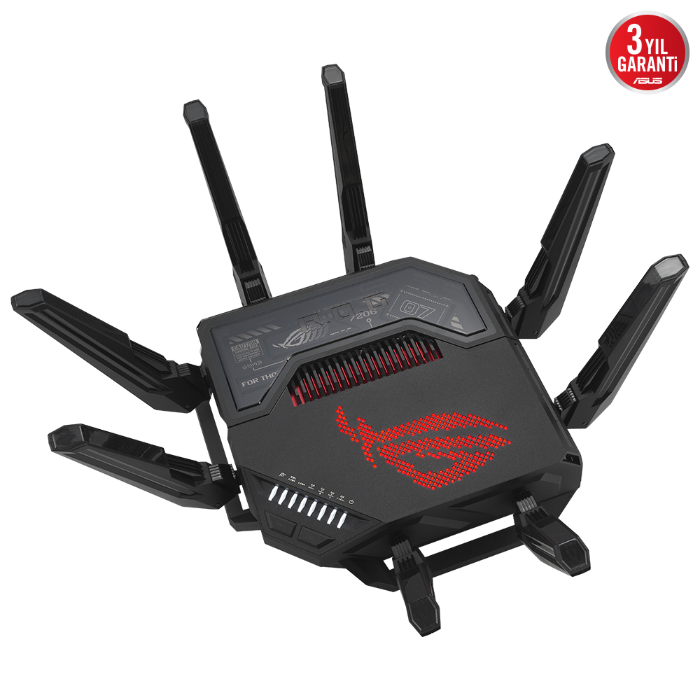 ASUS GT-BE98 WIFI7 BE25000 Üç Bant Gaming Router / 90IG08F0-MO9A0V 
