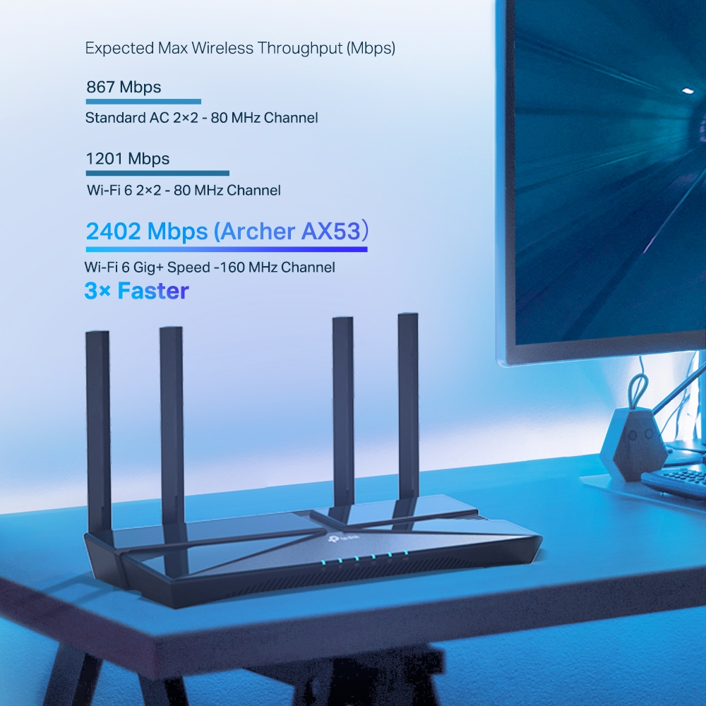 TP-LINK Archer AX53 Wıfı6 AX3000 Dual Band Router