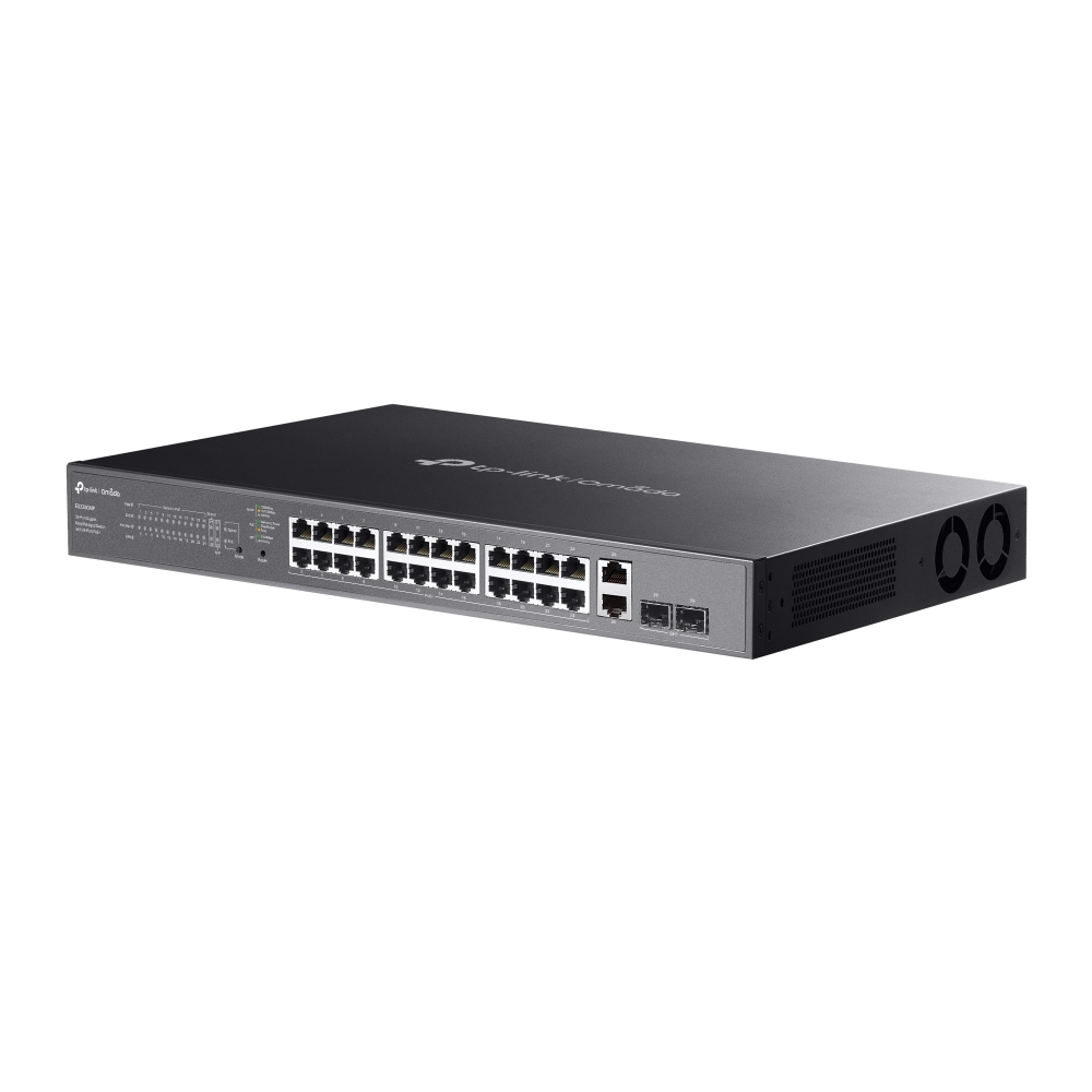 TP-LINK 24port PoE 384w 2-SFP Gigabit Yönetilebilir Switch Omada ES228GMP