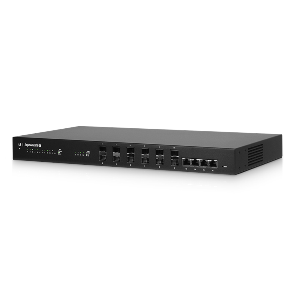 UBIQUITI 4port 12-SFP+ 10GbE Yönetilebilir Omurga Switch Edge ES-16-XG