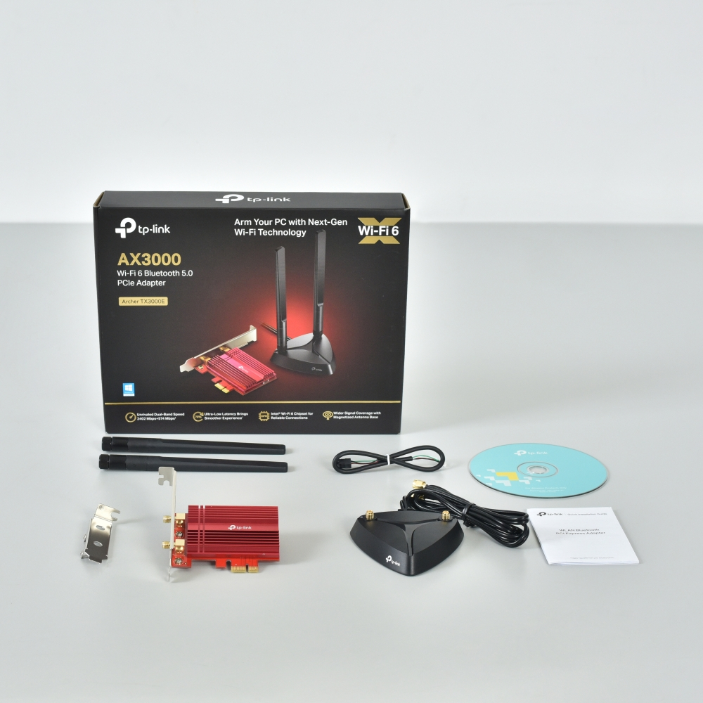 TP-LINK ARCHER TX3000E WIFI6 AX3000 Bluetooth 5.2 PCIe Kablosuz Ağ Adaptörü