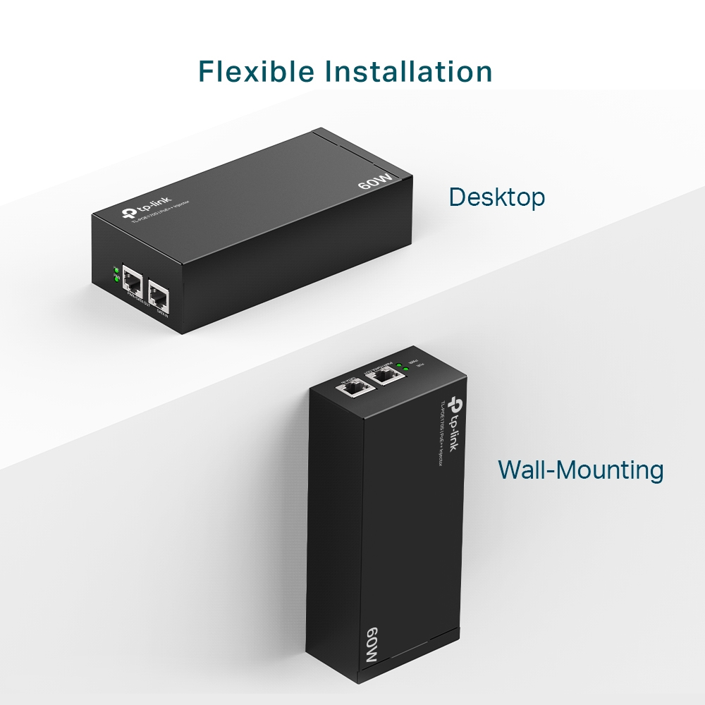 TP-LINK TL-POE170S Gigabit PoE++ 60W Enjektör