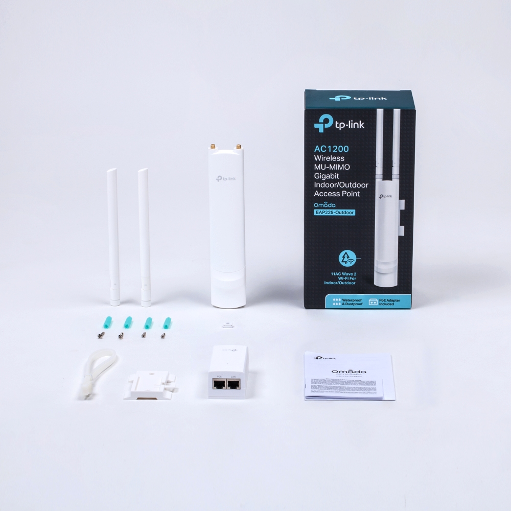 TP-LINK OMADA EAP225-Outdoor Wıfı5 AC1200 Dual Band Kurumsal Harici Access Point 