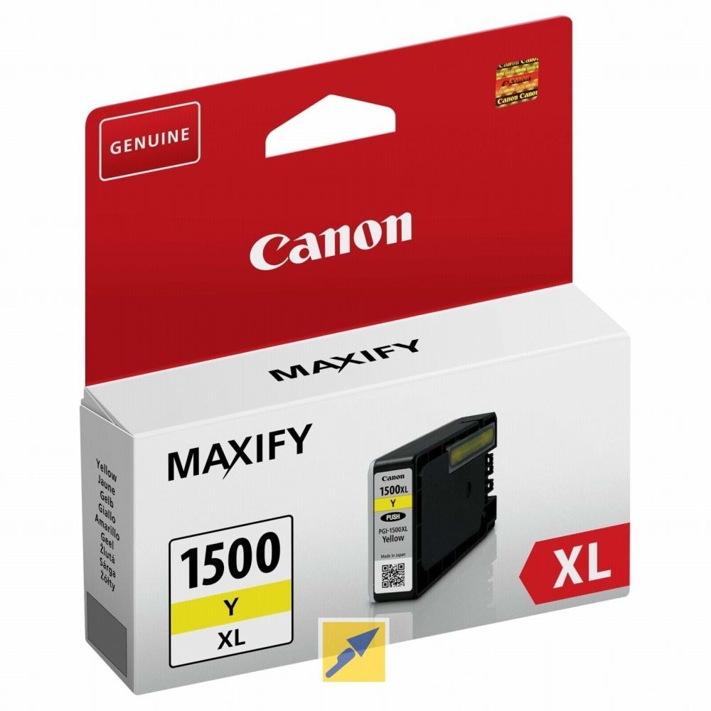 Canon PGI-1500XL Sarı Mürekkep Kartuşu (Orj.)