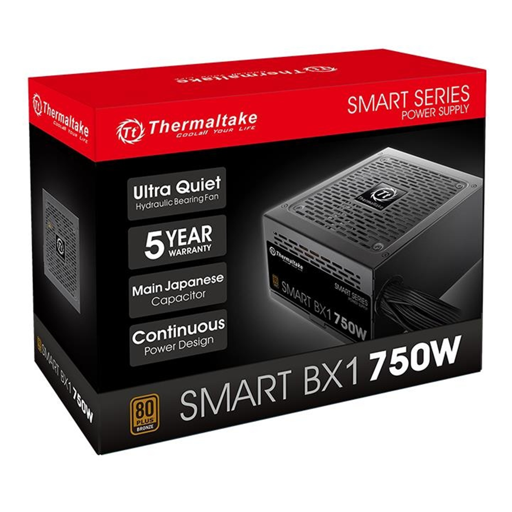 THERMALTAKE 750W 80+ Bronze Smart BX1 PS-SPD-0750NNSABE-T Power Supply