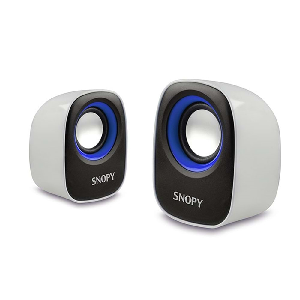 SNOPY SN-120 1+1 USB Beyaz/Mavi Hoparlör