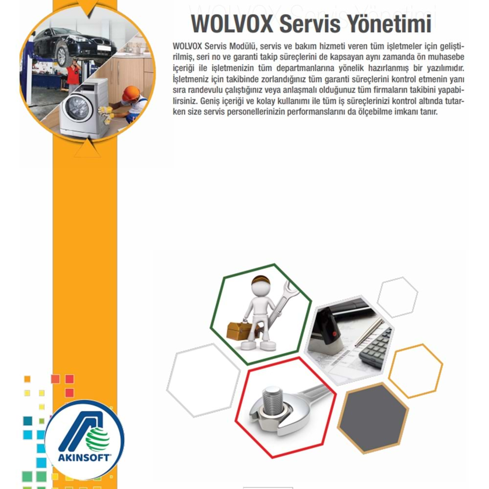 Akınsoft Wolvox Ön Muhasebe Servis Yönetimi Paket-2