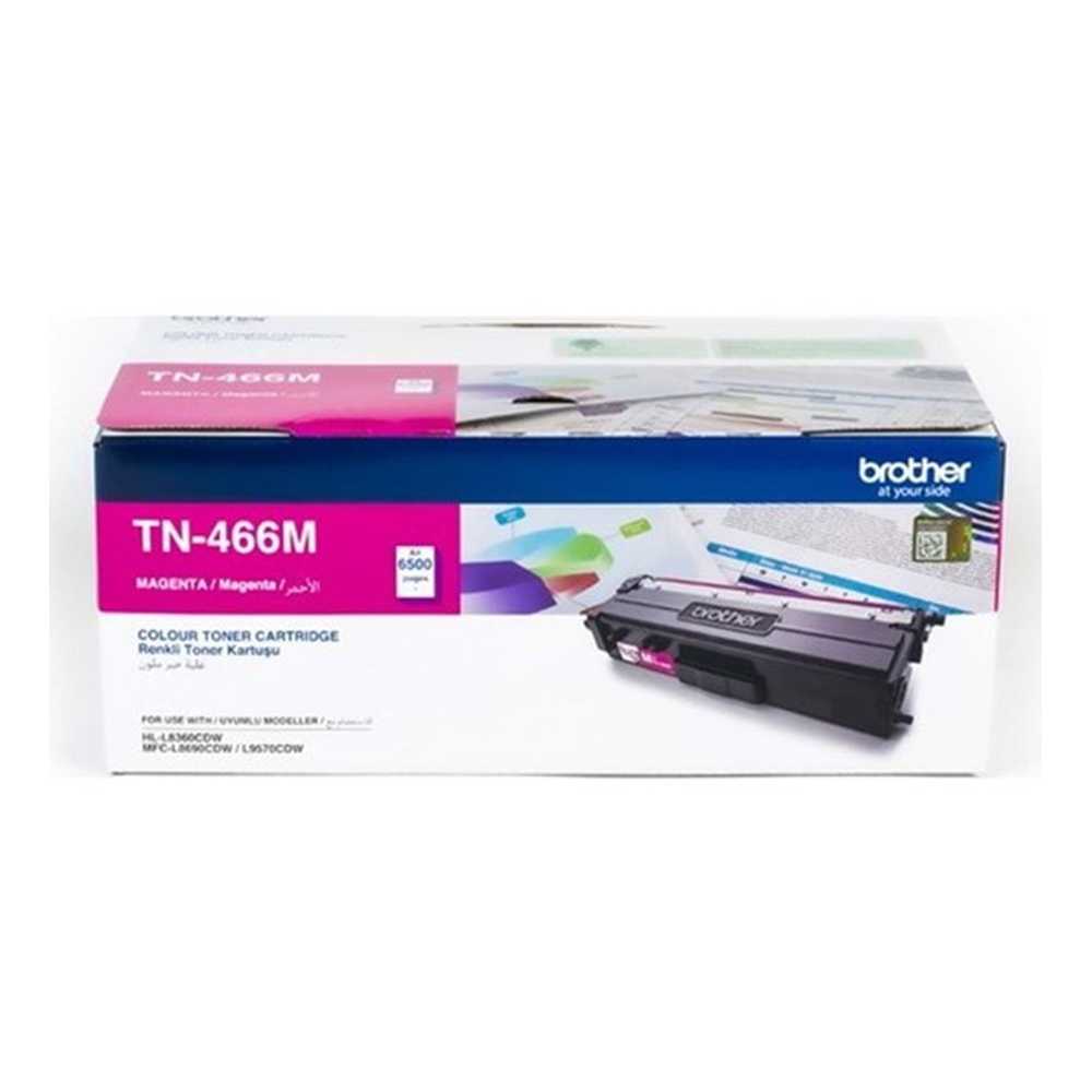 Brother TN-466M 6.500 Sayfa Kırmızı Orijinal Toner 