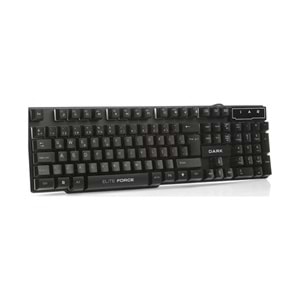 DARK GK1000 Force USB Q Trk Rainbow Aydınlatmalı Mekanik Hisli Siyah Gaming Klavye DK-AC-GK1000