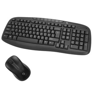 FRISBY FK-4830WQ Kablosuz Q Trk Optic Mouse Siyah Multimedya Klavye - Mouse Set