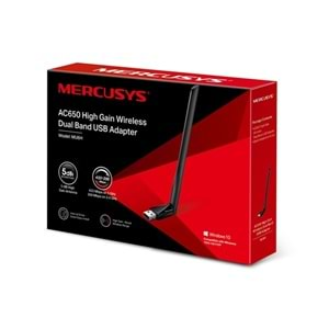 MERCUSYS MU6H AC650 Dual Band USB 3.0 Kablosuz Adaptör