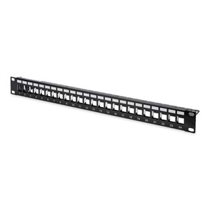 DIGITUS 1U 24port Cat6 Utp Boş Patch Panel DN-91411