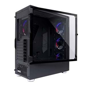 RAMPAGE 650W 80+ X-HORSE Gaming Mid-Tower PC Kasası