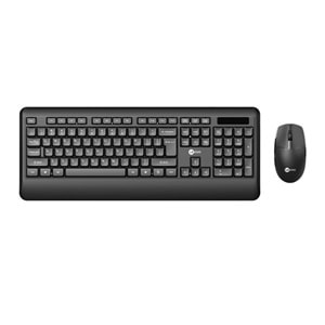 LENOVO LECOO KW202 Kablosuz Q Trk Optic Mouse Siyah Standart Klavye - Mouse Set