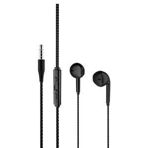 LENOVO LECOO EH104B Stereo 3.5mm Jack Siyah Kulak İçi Mikrofonlu Kulaklık