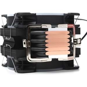 DARK FREEZER X128 DKCCX128 RGB Hava Soğutmalı AM5-1700p Dual İşlemci Fanı 220w 