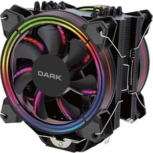 DARK FREEZER X128 DKCCX128 RGB Hava Soğutmalı AM5-1700p Dual İşlemci Fanı 220w 