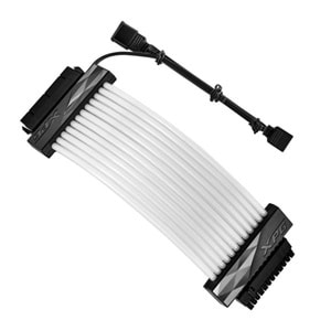 XPG ARGBEXCABLE-MB-BKCWW PSU Uzatma Kablosu ARGB XPG ARGBEXCABLE-MB-BKCWW PSU Uzatma Kablosu ARGB