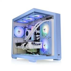 THERMALTAKE HYDRANGEA VIEW 380 GAMING MID-TOWER PC Kasası Mavi CA-1Z2-00MFWN-00