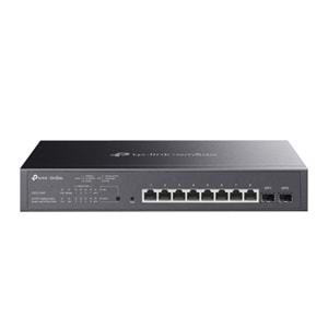 TP-LINK 8port PoE 150w 2-SFP Gigabit Yönetilebilir Switch TL-SG2210MP
