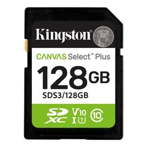 KINGSTON 128GB SDXC Kart Canvas Select Plus SDS3/128GB
