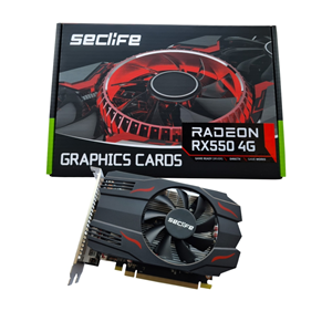 SecLife RX550 4GB GDDR5 128bit HDMI DVI DP PCIe 16X v3.0 