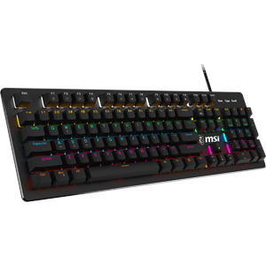 MSI GG FORCE GK300 Red Mekanik Red Swicth Rgb Gaming Klavye